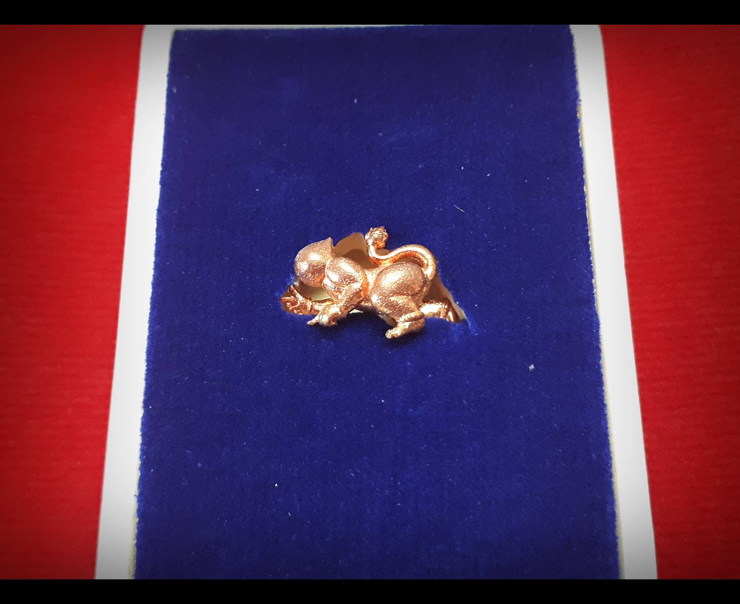 พญาบันลือ(เพรชพญาธร หัวเป็นปลักขิก ตัวเป็นหนุมาน) (ตนเล็ก ขนาดพกพา) เนื้อทองแดง ปี2561 #รับประกันแท้และทัน - หลวงพ่อเฉลิม วัดพระญาติ จ.อยุธยา