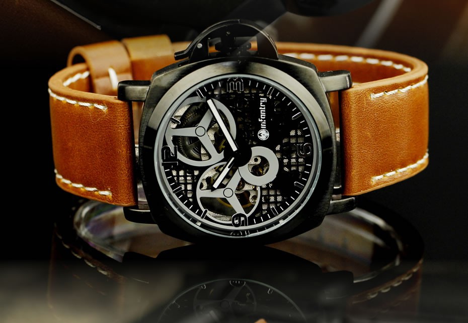 นาฬิกา infantry watch รุ่น IN-025-BLK-BL สวยดุดัน