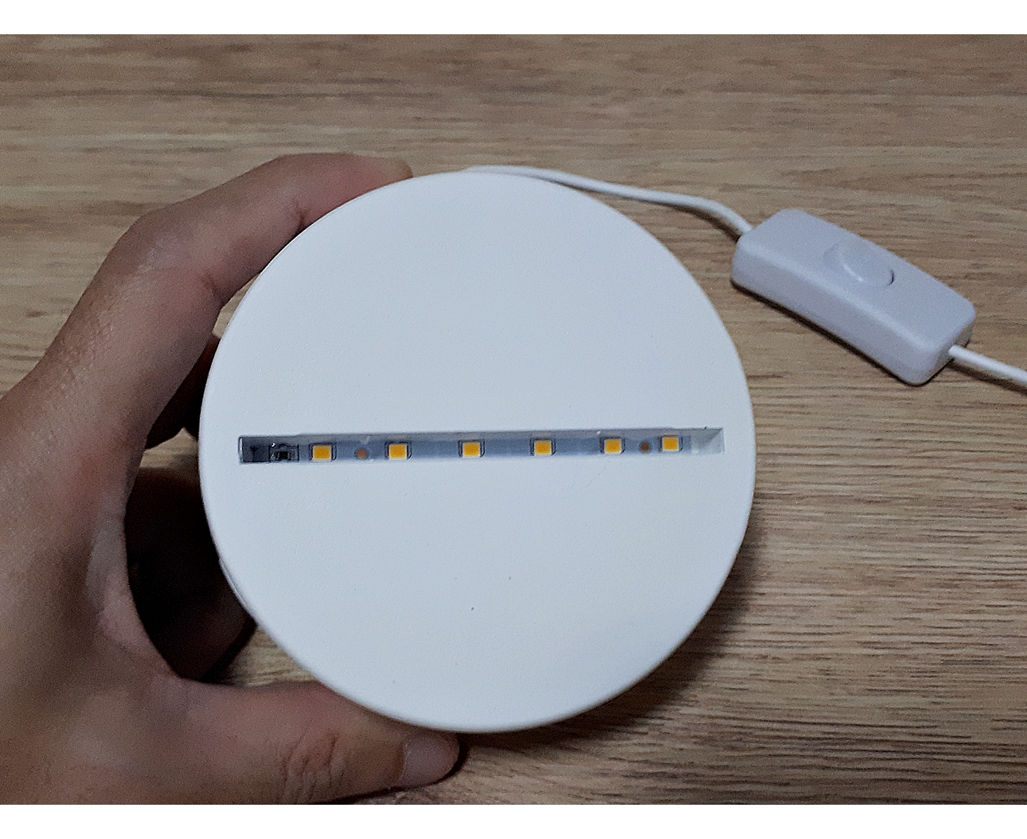 ฐานไฟ ส่องสว่าง (ฐาน ขนาด9.5x4ซม)