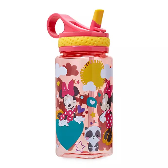 กระติกน้ำแบบหลอดดื่มสำหรับเด็ก Disney Minnie Mouse Water Bottle with Built-In Straw (2019)