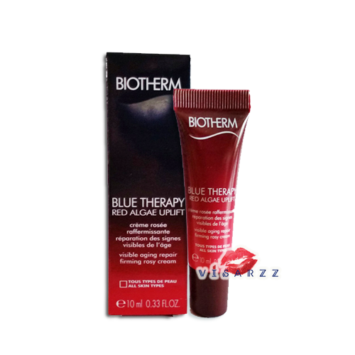 (Tester 10mL) Biotherm Blue Therapy Red Algae Uplift Cream ครีมสีชมพูสารสกัดจากสาหร่ายแดง เนื้อเนียนนุ่มดุจกำมะหยี่ ช่วยให้ผิวเรียบเนียน ตึงกระชับได้อย่างมีประสิทธิภาพ
