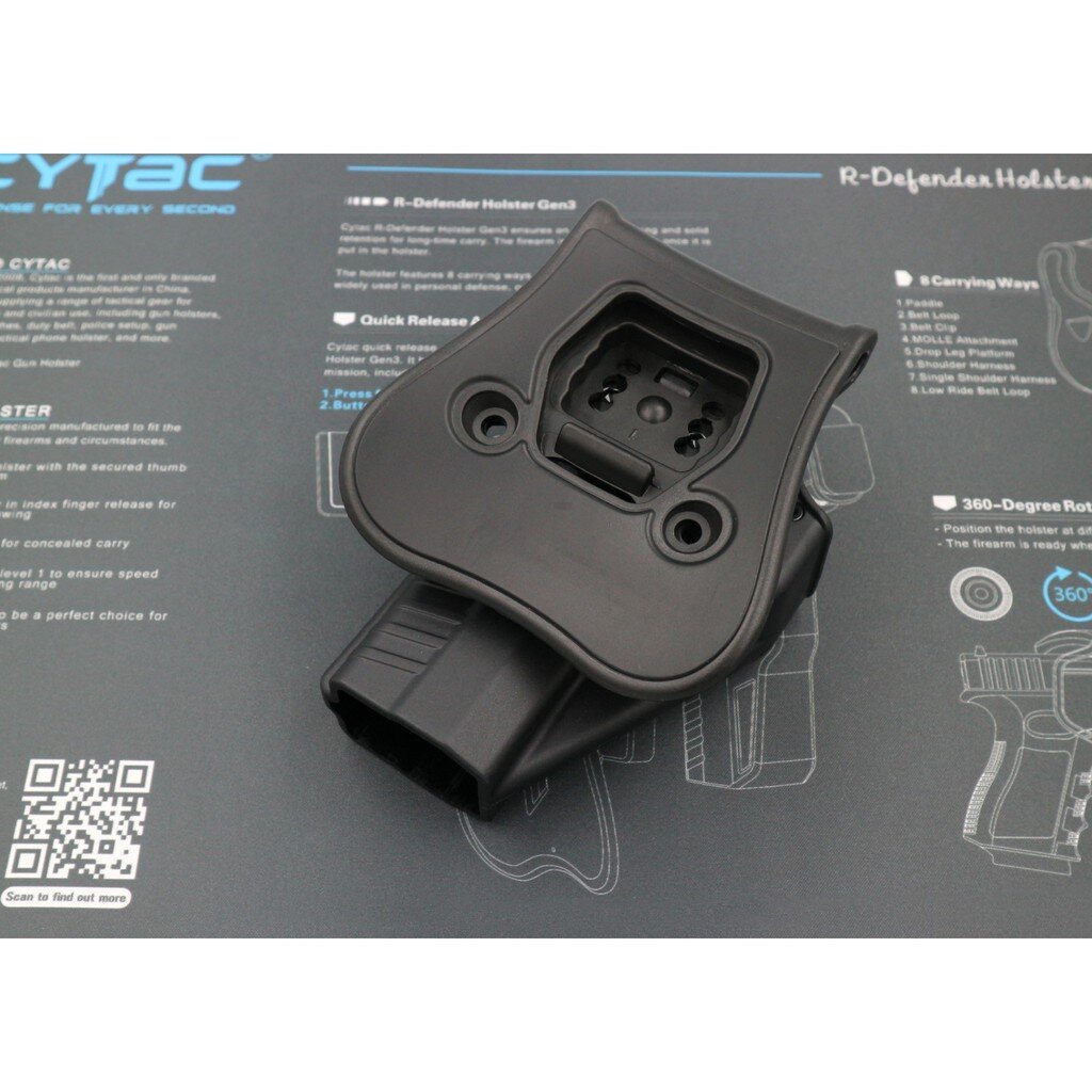 CYTAC thailand ซองพกนอก S&W M&P 9M 2.0,Girsan MC 28 SA (ปลดล็อคนิ้วโป้ง)