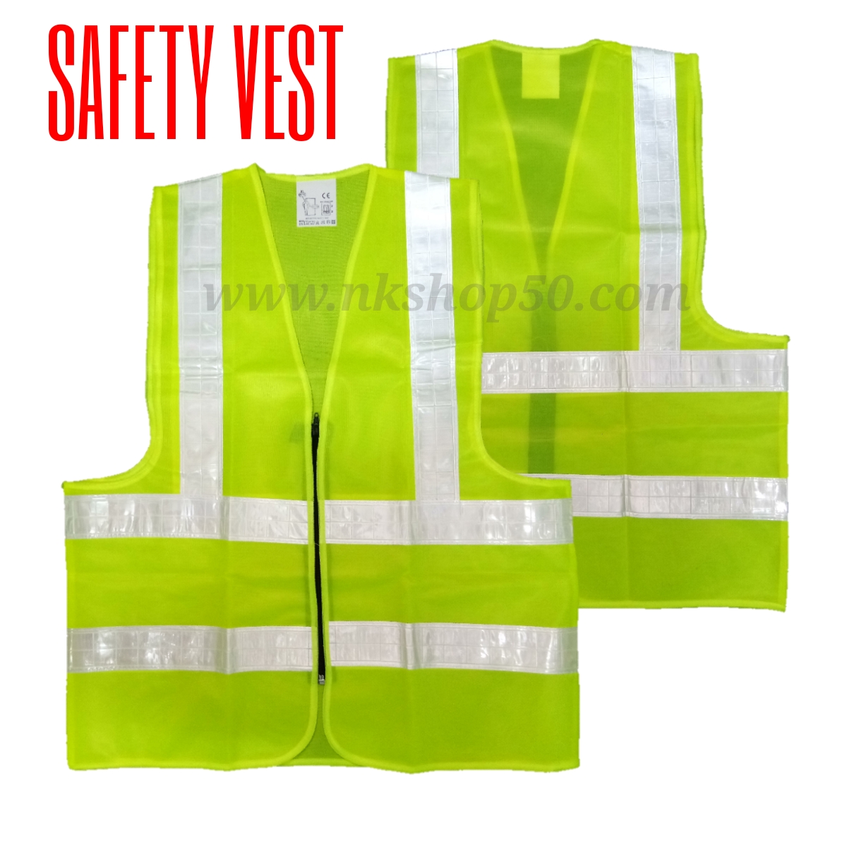 เสื้อกั๊กสะท้อนแสง เสื้อจราจรสะท้อนแสง Safety Vest