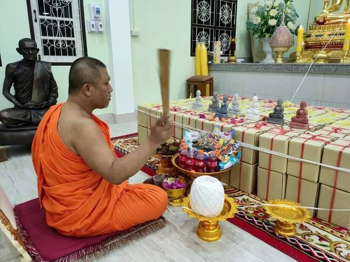 รูปหล่อ กุมารเทพนิมิต รุ่น1 (ขนาดหน้าตัก 4.5นิ้ว) เนื้อปูนแข็งผสมมวลสาร ปี2564 #รับประกันแท้