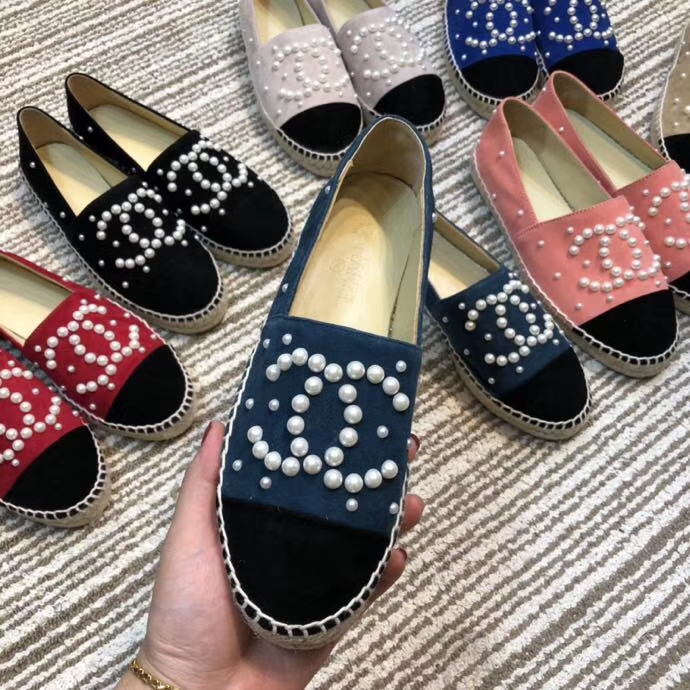 รองเท้า cn flat espadrilles lamb skin 34-42