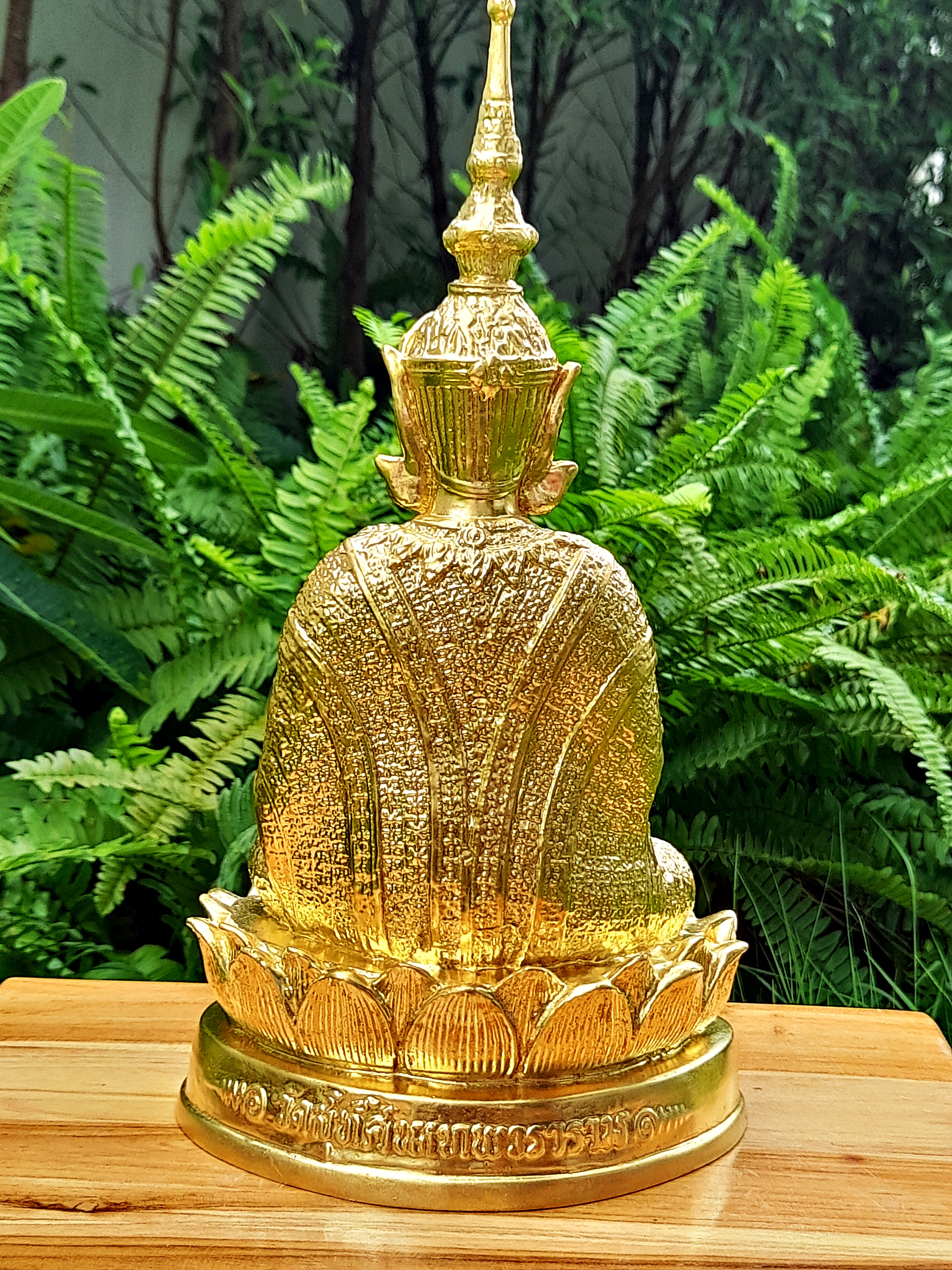 รูปหล่อ พระสุนทรีวาณี(พระสรัสวดี) วัดสุทัศน์ เนื้อทองเหลือง ปิดทองแท้ (ขนาดหน้าตัก5นิ้ว สูง12นิ้ว) #รับประกันแท้