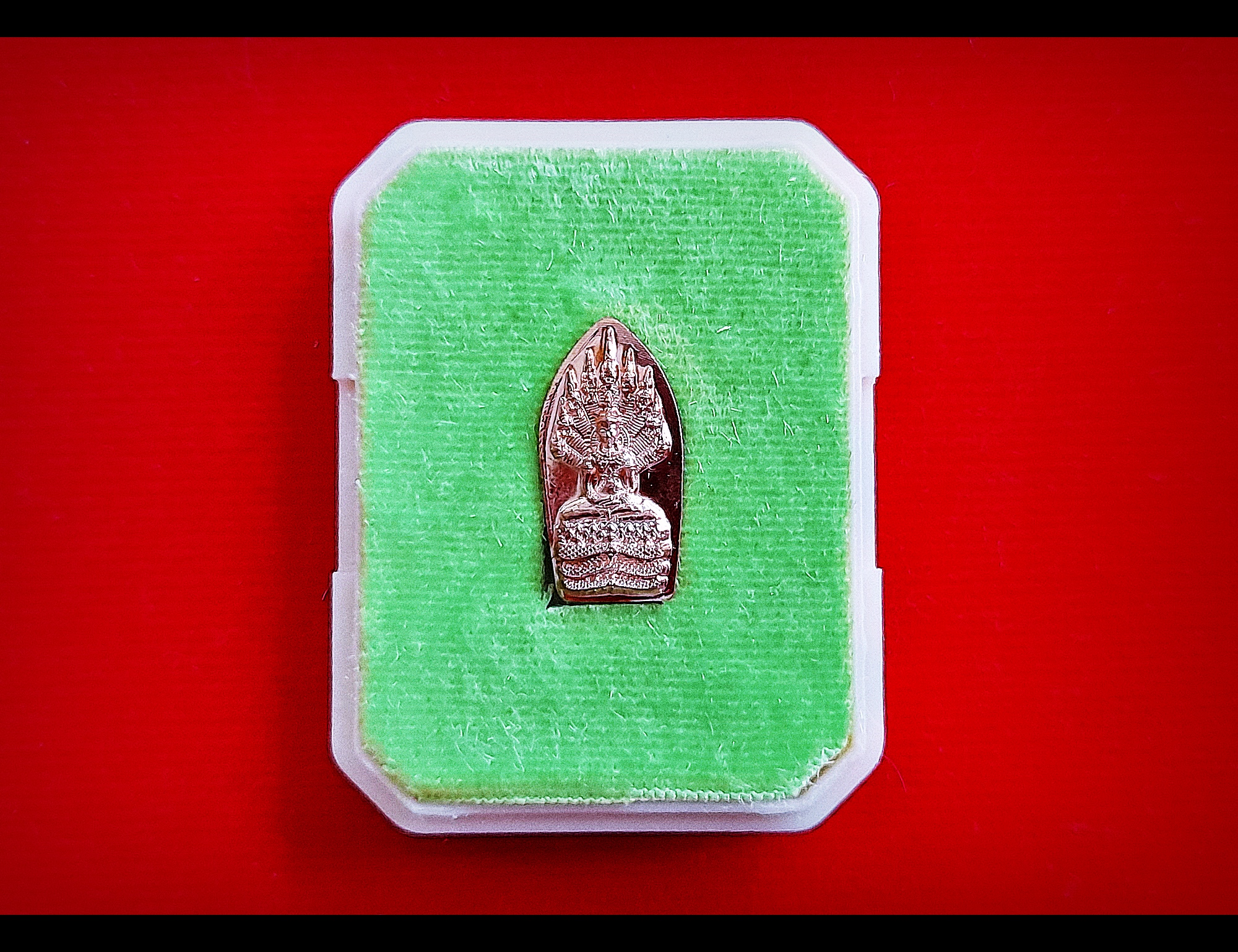 เหรียญพระนาคปรก(พญานาคปรก9หัว) หลัง พระราหู (#เสาร์กับราหู#เป็นคู่มิตร#หนุนเสริมกัน) เนื้อทองแดง(ผสมชนวน) (ขนาดเล็ก) ปี2564 - หลวงพ่อเล็ก วัดท่าขนุน