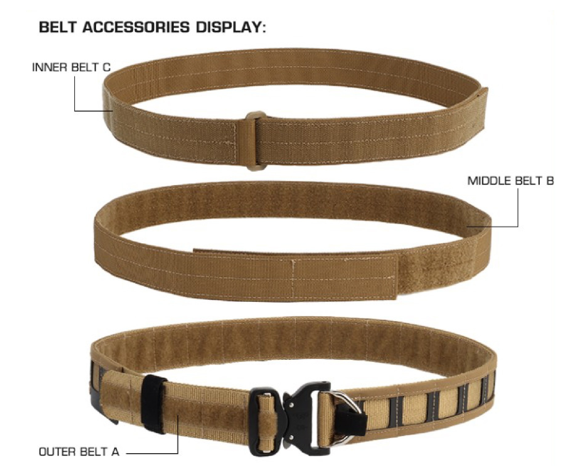 🇹🇭⫸ เข็มขัดสนาม Cobra ( WOSPORT ) Special Combat Belt [ BA-28 ]