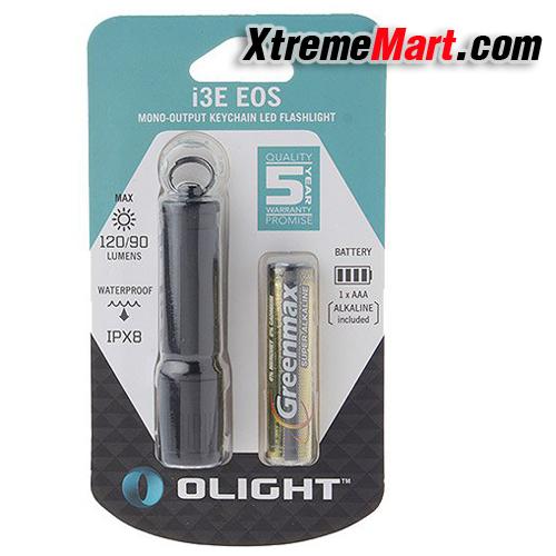 ไฟฉาย Olight i3E สีดำ EOS (AAAx1) 90 Lumens