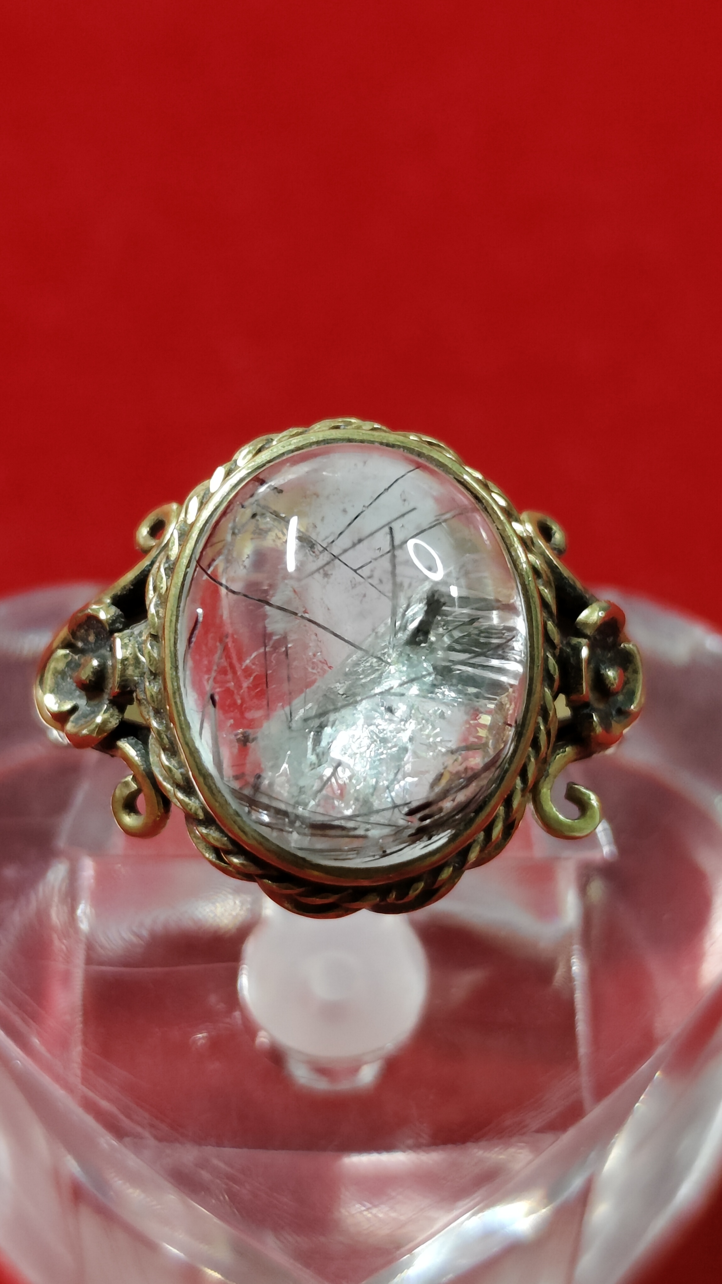 #แหวนแก้วโป่งข่าม รหัสR-0081