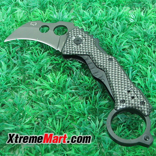 มีดพับ Karambit Mini DA46 Camping Pocket Knives 57HRC Aluminum Alloy Handle Folding Knife