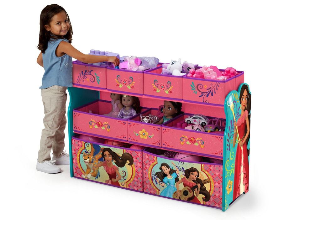 ชั้นเก็บของเล่นสุดน่ารักสำหรับลูกน้อย Delta Children Deluxe Multi-Bin Toy Organizer (Elena of Avalor)