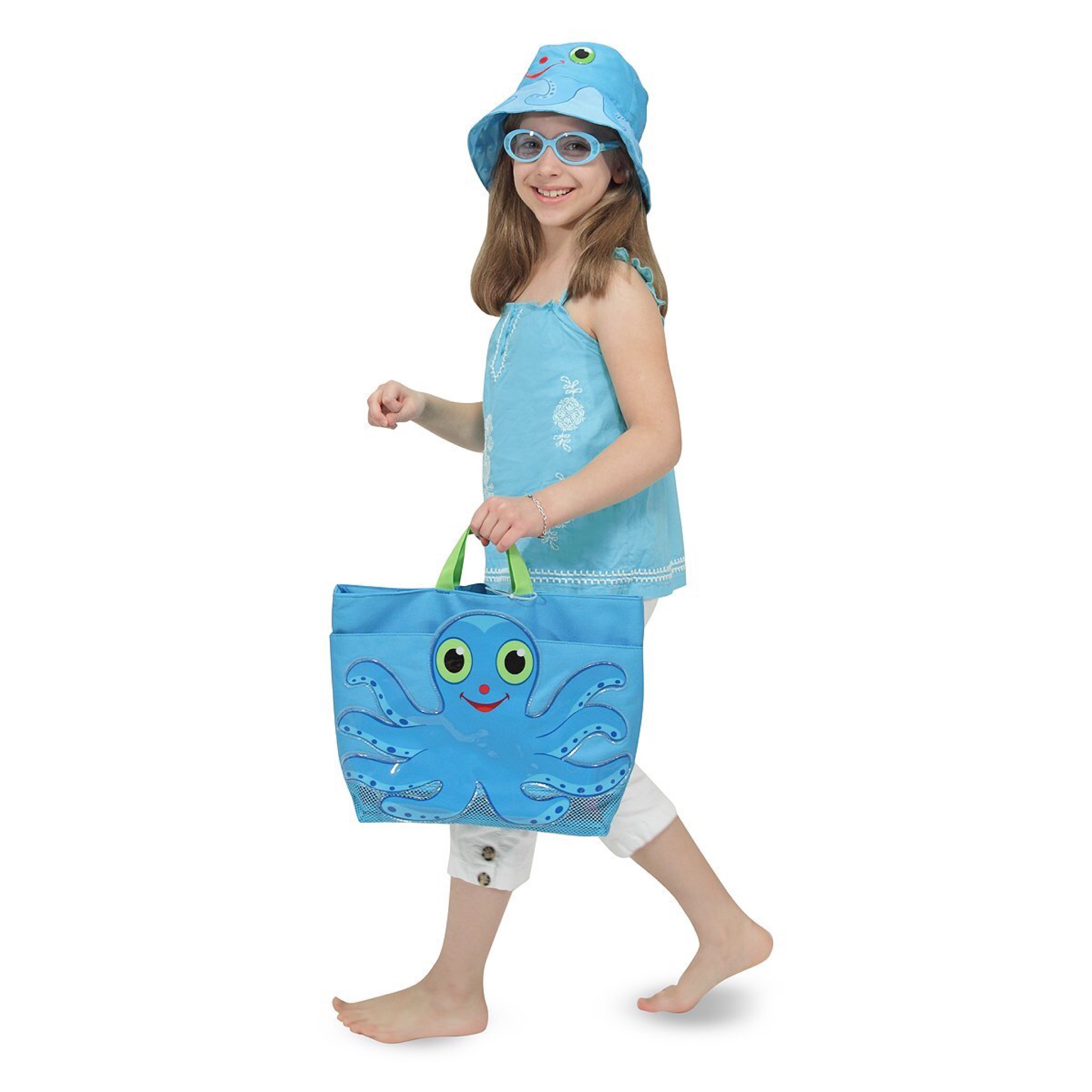กระเป๋าบรรจุของเล่นริมชายหาด Melissa & Doug Beach Tote Bag
