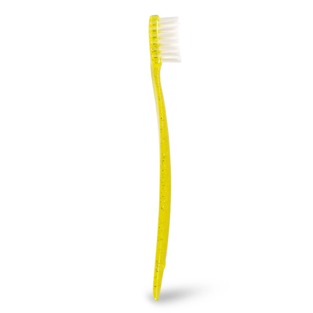 แปรงสีฟันสำหรับเด็กวัยเล็ก RADIUS Totz Brush 18 Months+ (Sparkle Yellow)