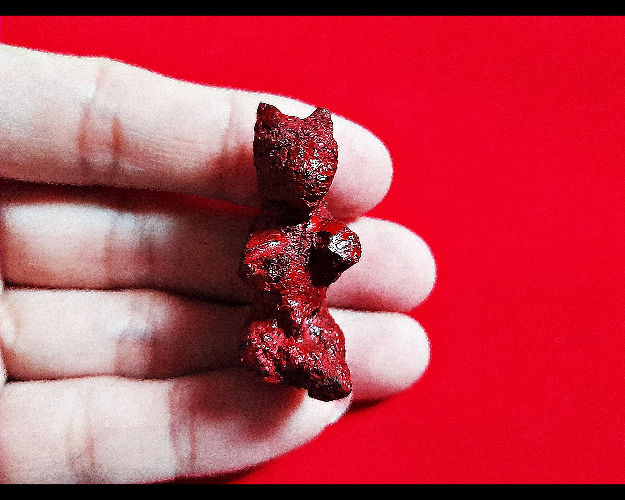 วัวธนู (งานปั้นมือ ปั่นจากคลั่งไม้ ลงรัก ฝังตะกรุดที่ก้น ดีนอกดีในตามสูตร) ปี2564 #รับประกันแท้