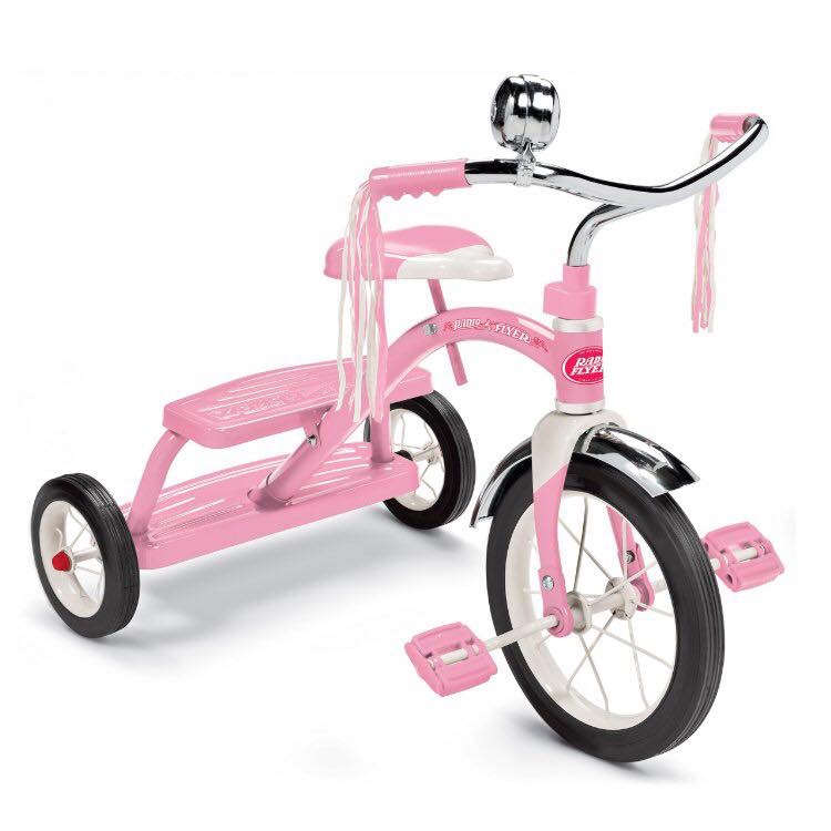 จักรยานสามล้อถีบสุดคลาสสิค Radio Flyer Classic Dual-Deck Tricycle (Pink)