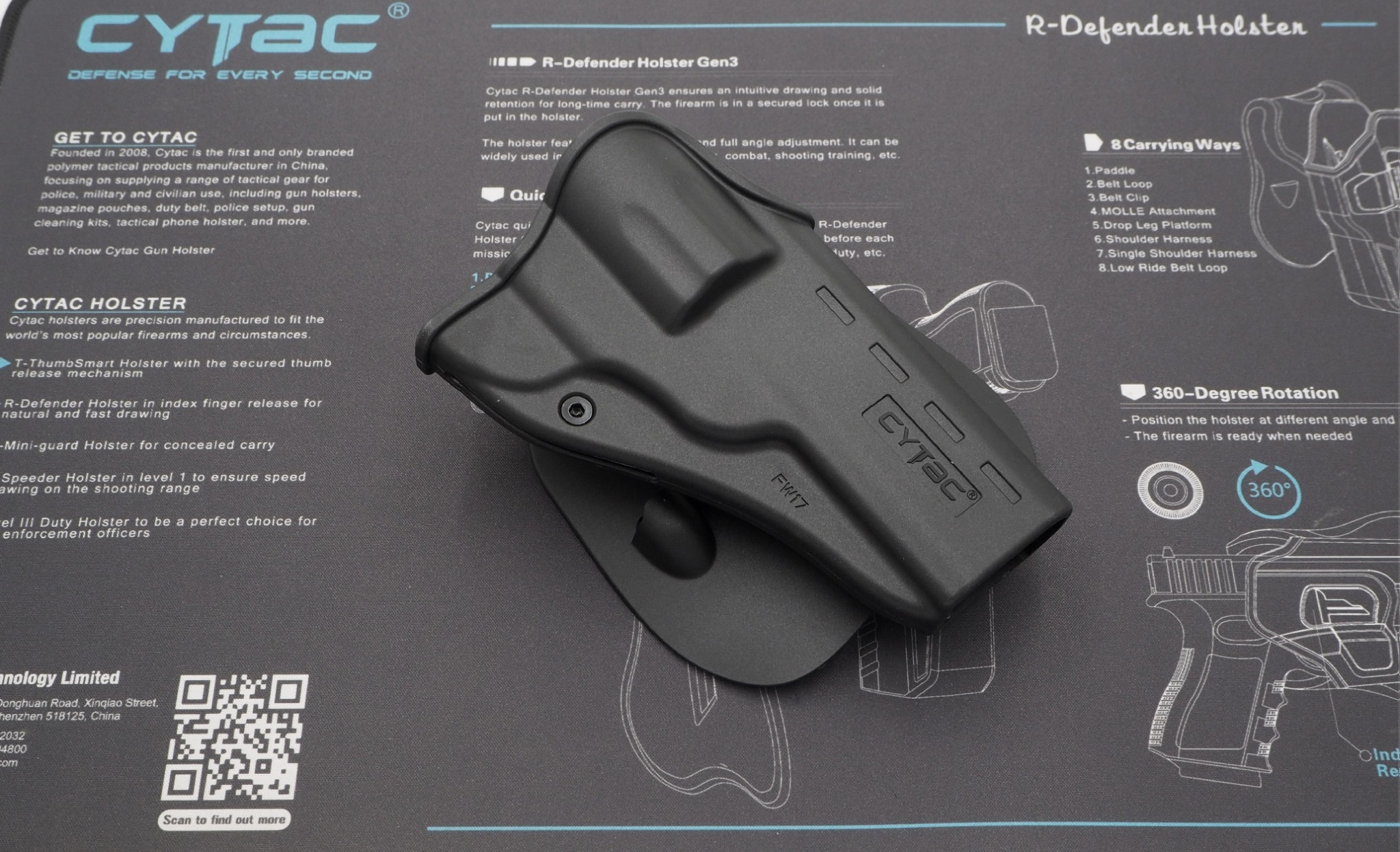 CYTAC thailand ซองพกนอกลูกโม่ 4" นิ้ว