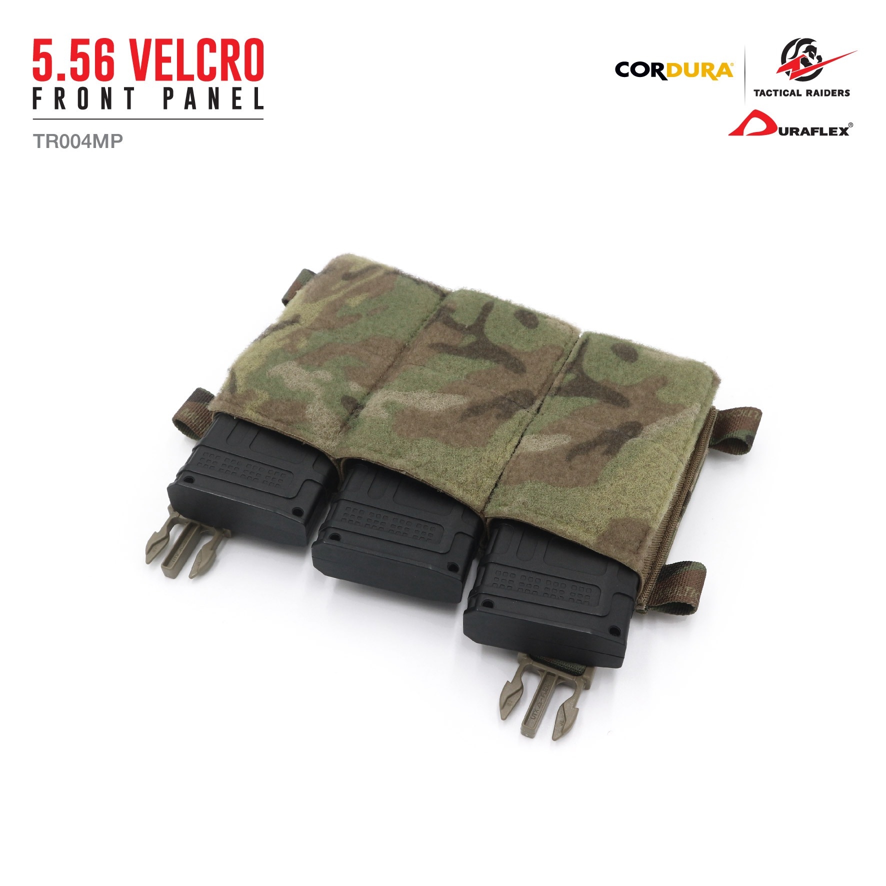 🇹🇭⫸ ซองแม็กกาซีน 5.56 Velcro Front Panel [ TR004MP ] ( Tactical Rider ) #ลายพราง