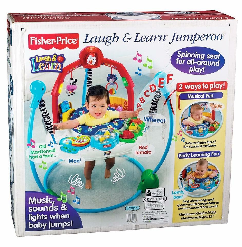 เก้าอี้กระโดดดึ๋งแสนสนุก Fisher-Price Laugh & Learn Jumperoo