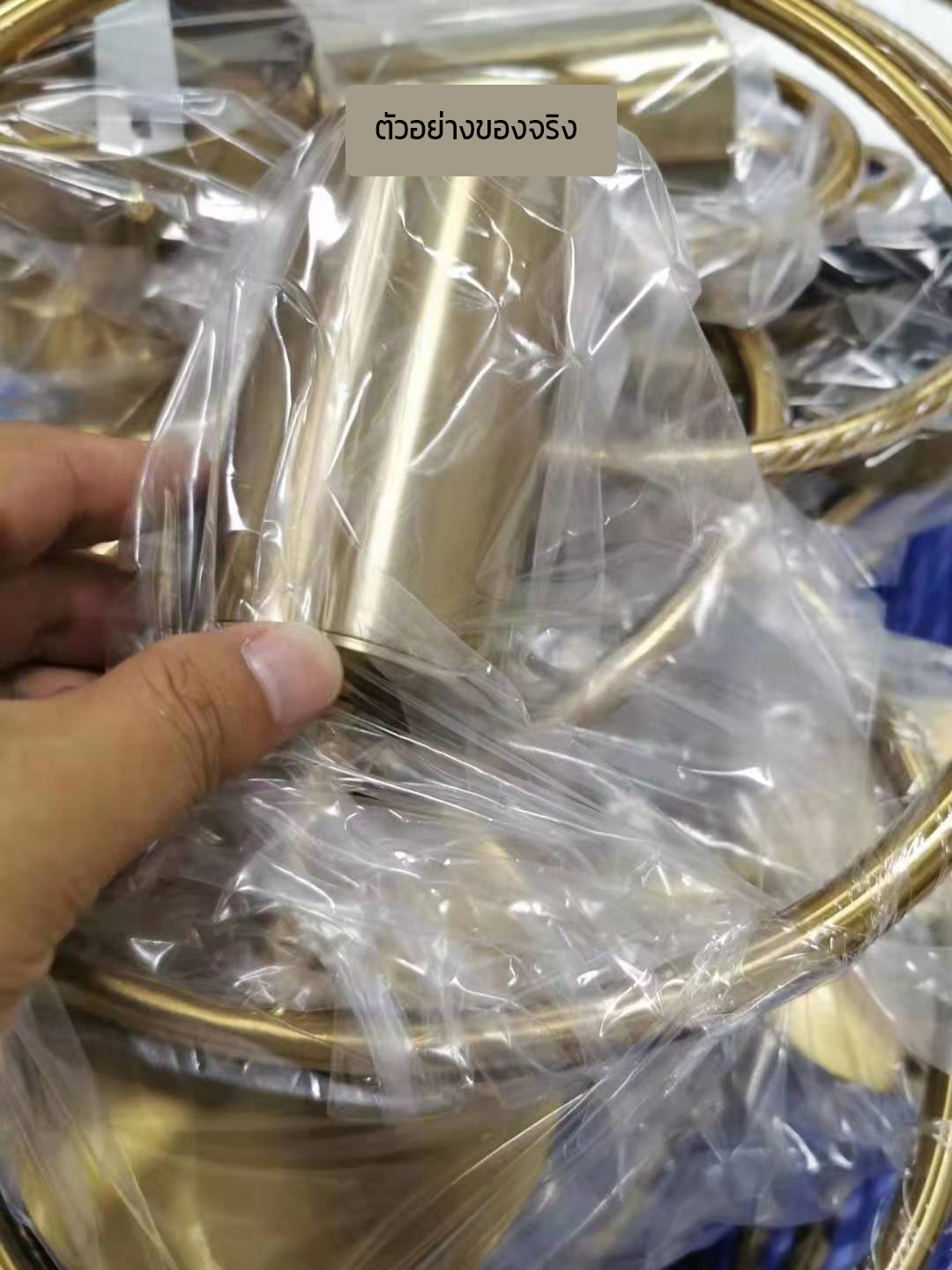 โคมไฟติดผนังภายในทรงกระบอกมีห่วงวงกลม 28x33cm [YY-0923]