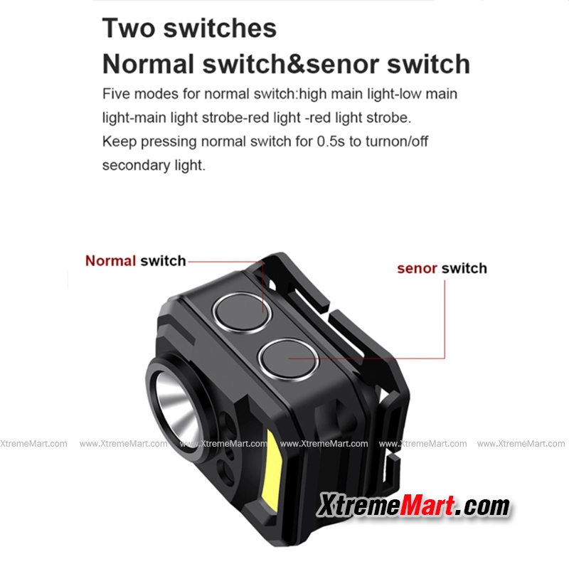 ไฟฉายคาดหัว Supfire HL19 LED XG2 + COB พร้อมระบบ Sensor มือโบกเปิด-ปิด