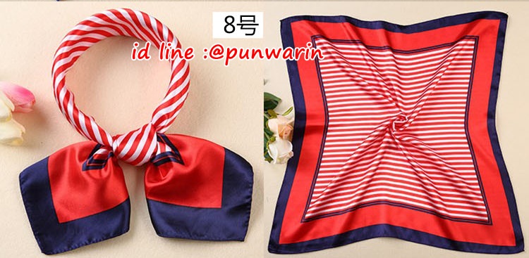 ผ้าพันคอ,ผ้าผูกคอ,โบว์ติดเสื้อ,Bow Tile A6301001-8 สีภาพ