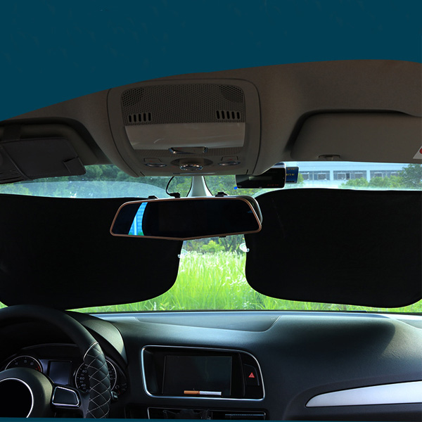 ม่านกันแดดรถยนต์ ชุด 6 ชิ้น ใช้สำหรับรถยนต์ และพับเก็บได้สะดวก