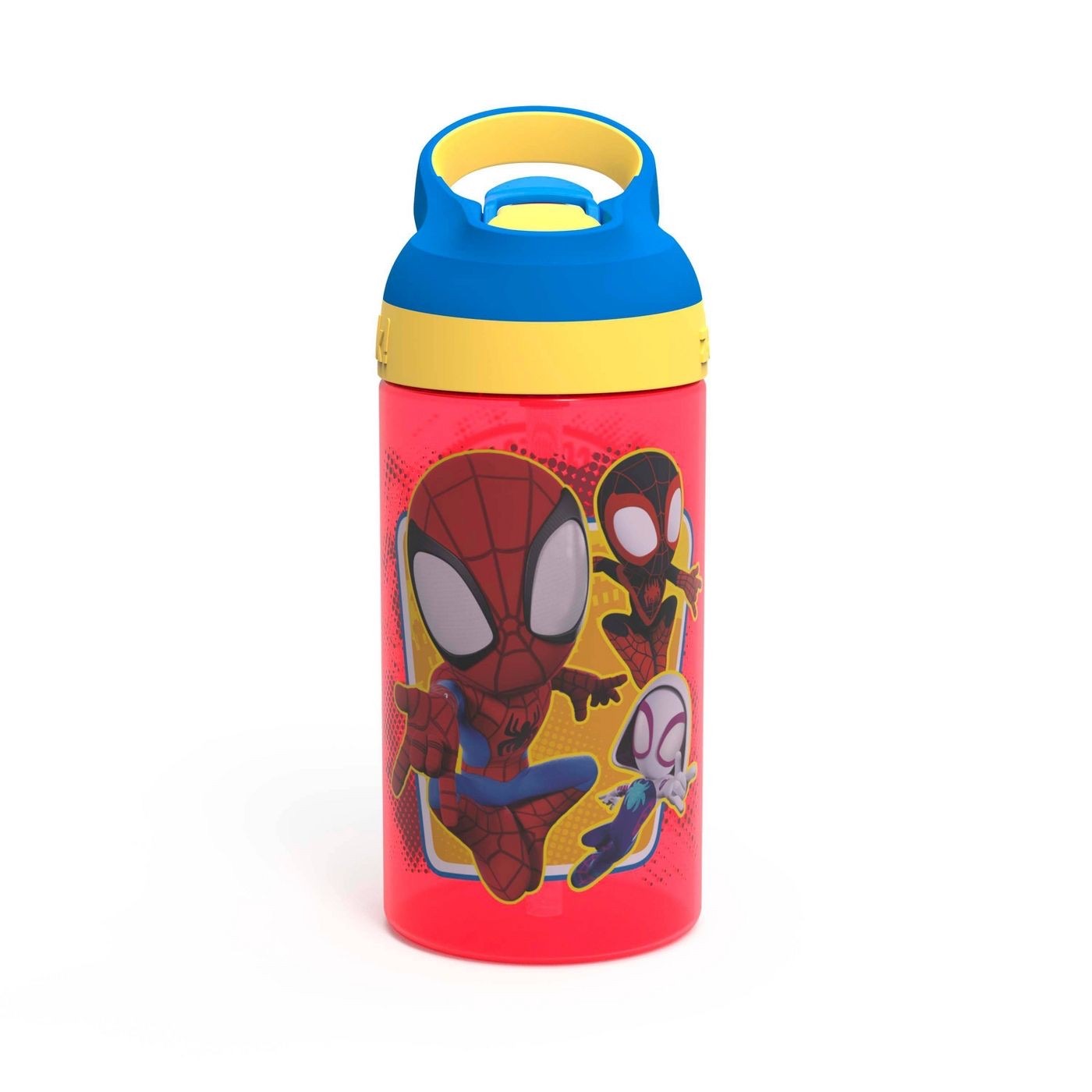 กระติกน้ำพร้อมหลอดดื่มสำหรับเด็ก Zak! Spider-Man 16 Oz. Water Bottle (2-Pack)