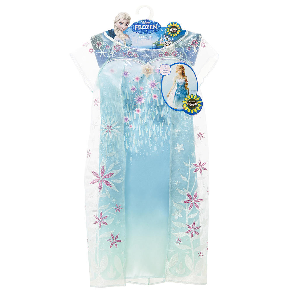 ชุดคอสตูมเจ้าหญิงเอลซ่าแสนสวย Disney Frozen Elsa Summer Dress