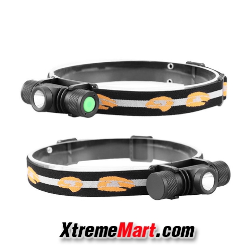 ชุดไฟฉายคาดหัว 1หลอด บอดี้อลูมินั่ม สว่าง 1000ลูเมนส์ แสงขาว + แบตเตอรี่18650 + สายชาร์จ USB