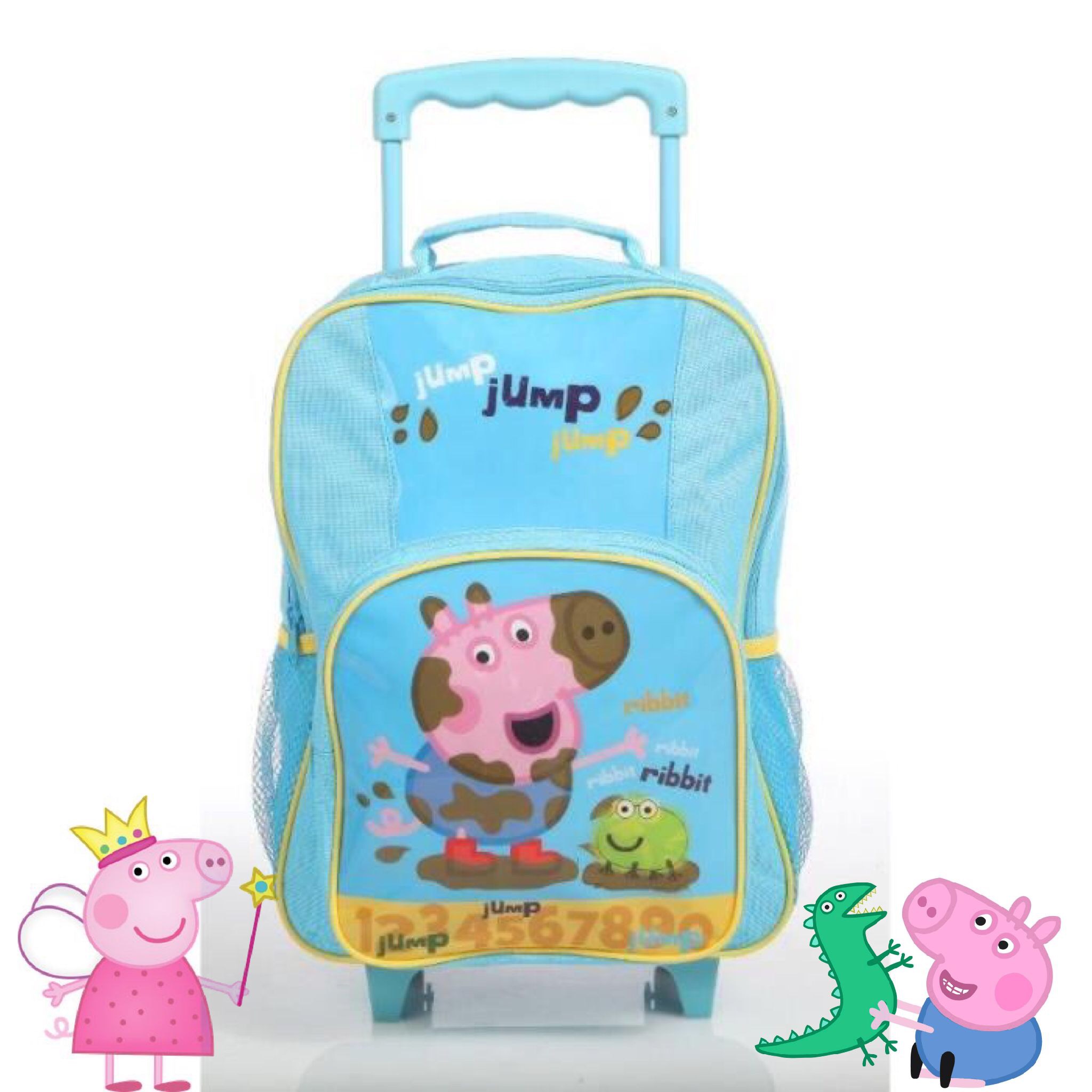 กระเป๋าพร้อมล้อลาก Peppa Pig George Pig Jump, Jump, Jump Premium Wheeled Bag for Kids