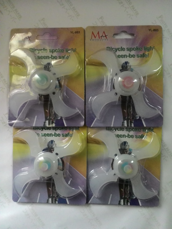 ไฟติดซี่ล้อจักรยานแบบแฉก