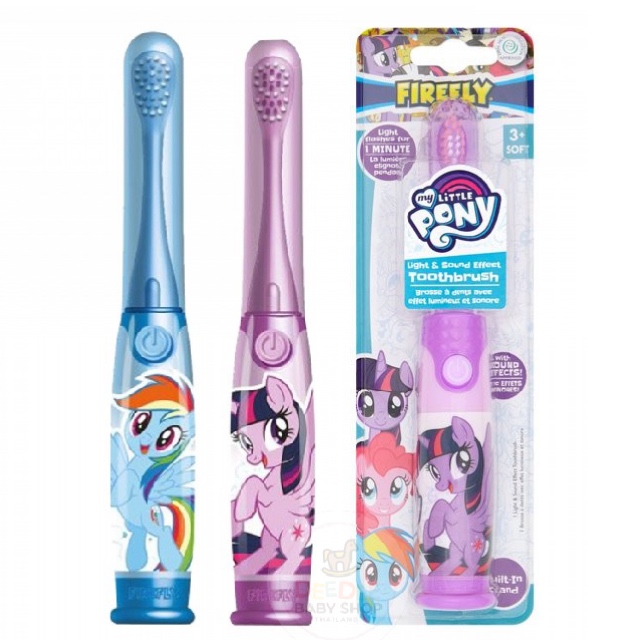 แปรงสีฟันพร้อมแสงไฟและเสียงดนตรี FireFly My Little Pony Rainbow Dash Light & Sound Effect Toothbrush (Blue)