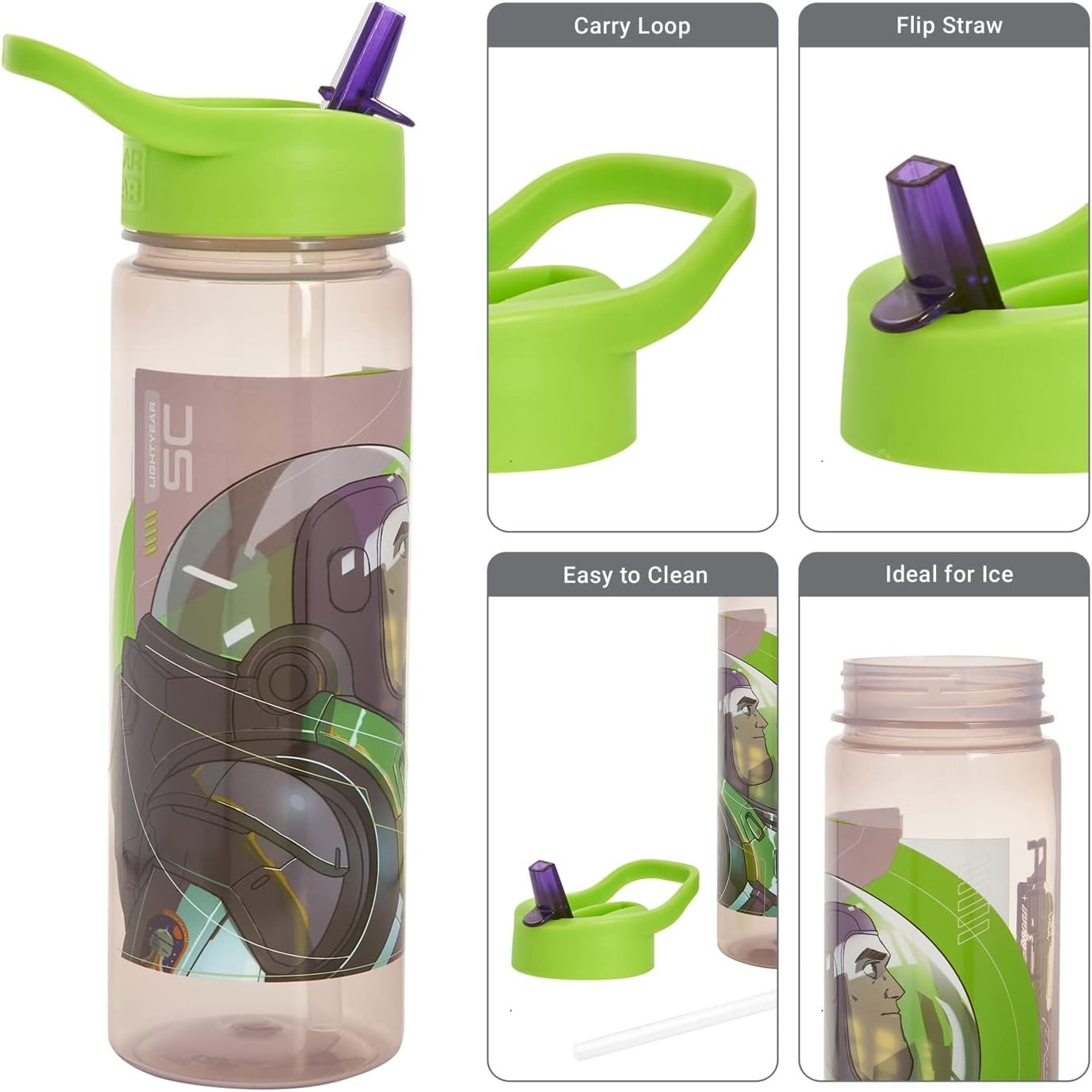 กระติกน้ำแบบหลอดดื่มสำหรับเด็ก DNC DisneyBuzz Lightyear Sport Bottle 600ml