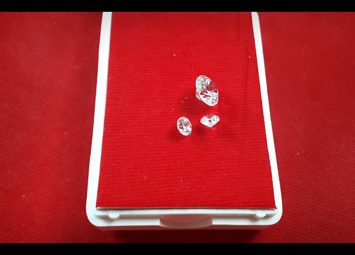 เพรช จักรพรรดิ แก้วเติมบุญ (เพรช CZ 3 เม็ด) ปี2560 #รับประกันแท้ - หลวงพ่อเล็ก วัดท่าขนุน