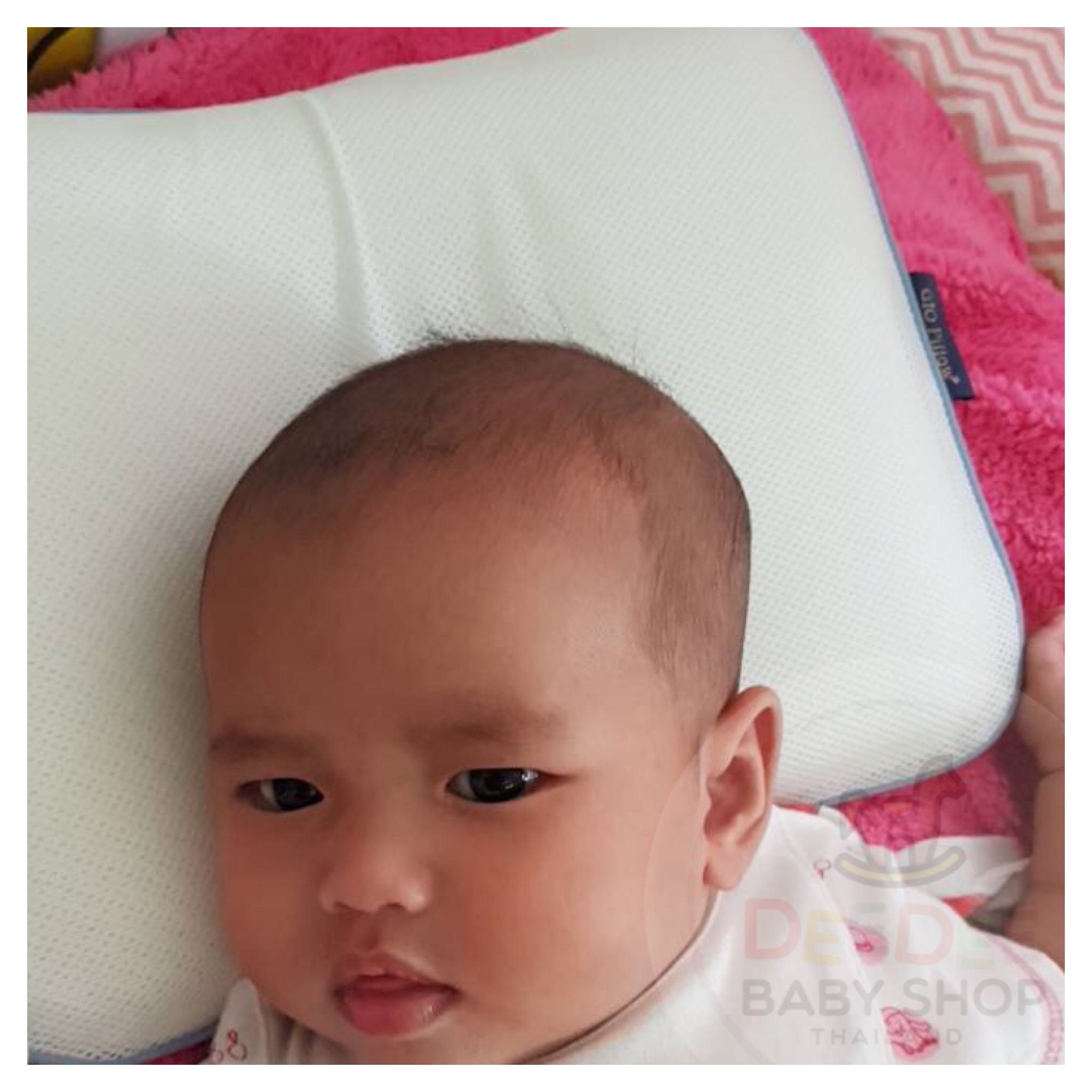 หมอนหลุมป้องกันหัวแบน GIO Pillow (S)