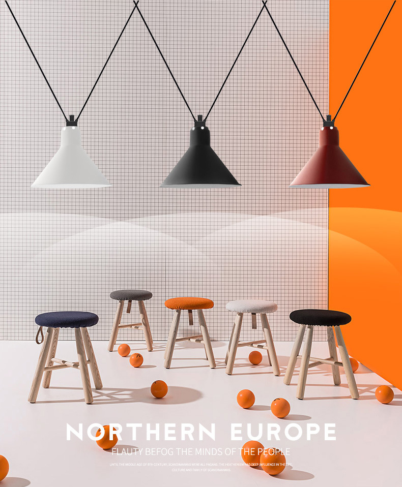 โคมไฟแขวนเพดานสายห้อยทรงตัว V สไตล์โมเดิร์น [MD414]