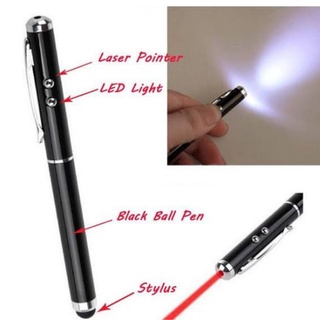 ปากกา4in1 ปากกาStylus multifunction ปากกาเลเซอร์พ๊อยท์4in1