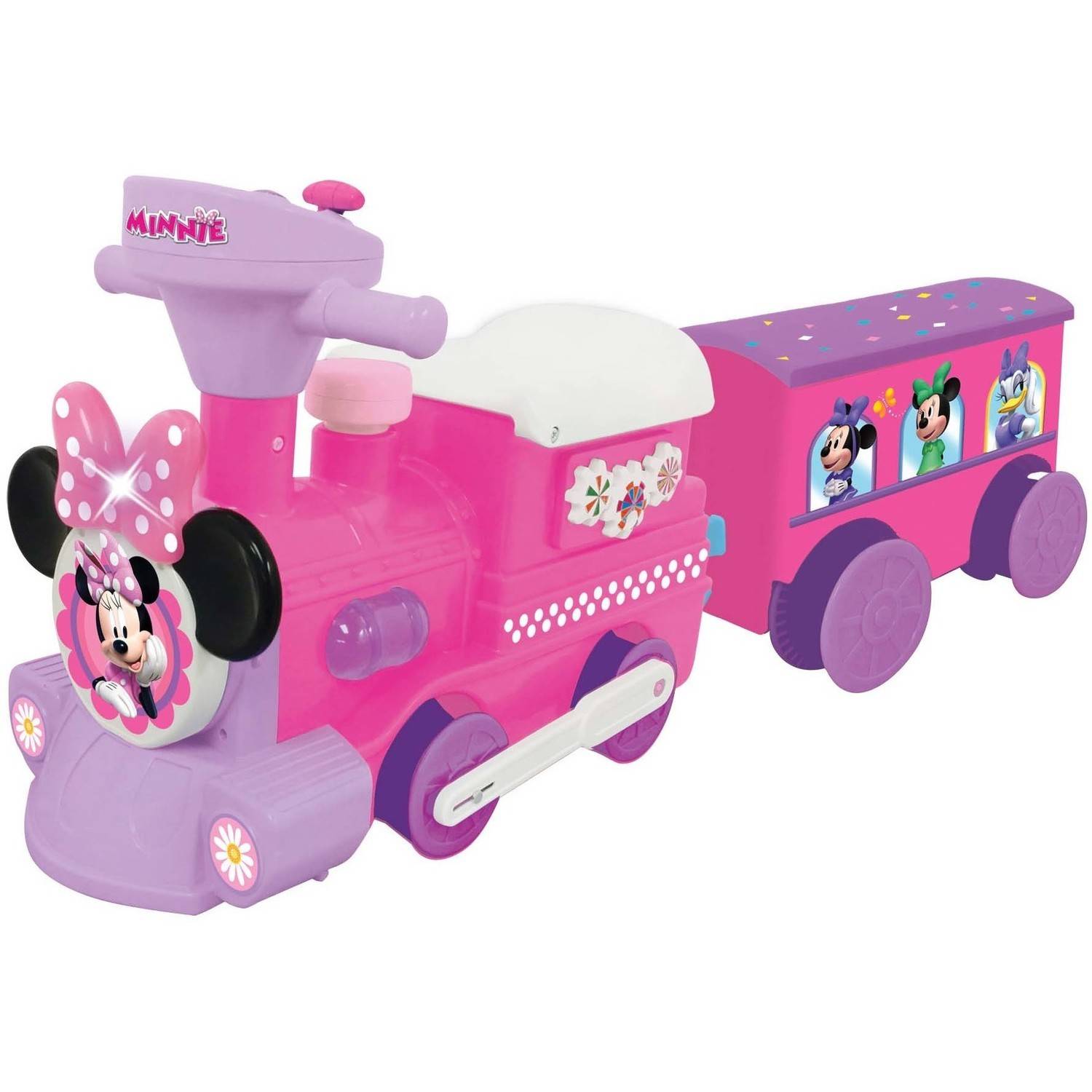 รถไฟแบตเตอรี่พร้อมรางแสนสนุก Kiddieland Motorized Choo Choo Train with Tracks (Minnie Mouse)