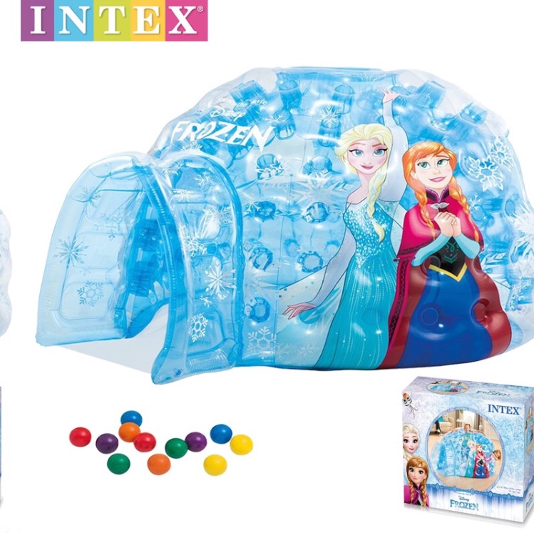 บ้านน้ำแข็งเป่าลมพร้อมลูกบอลสุดน่ารัก Intex Disney Frozen Igloo Playhouse