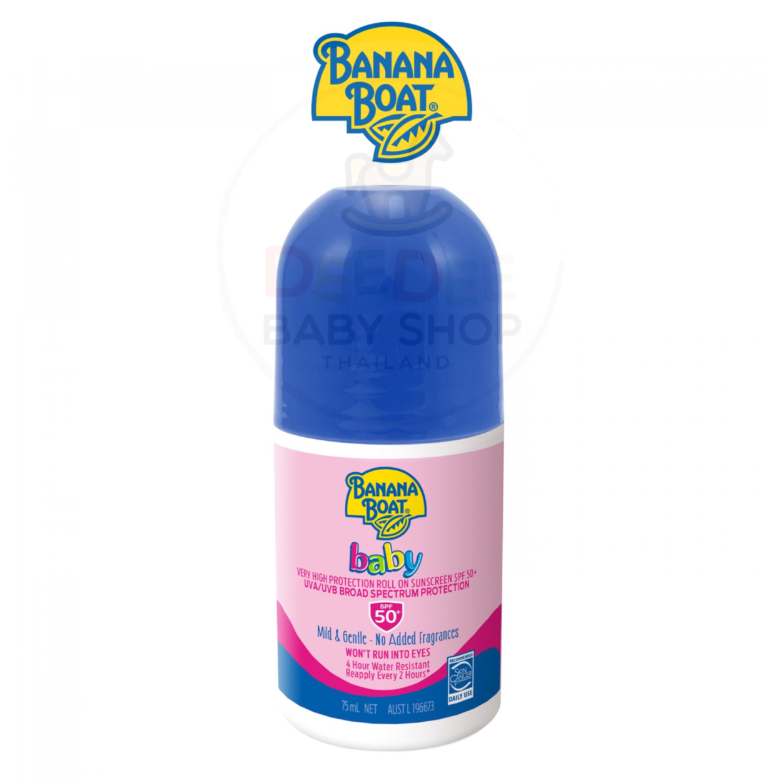 โรลออนกันแดดสำหรับทารกและเด็กเล็ก Banana Boat Baby Mild & Gentle Sunscreen Roll-On SPF50+