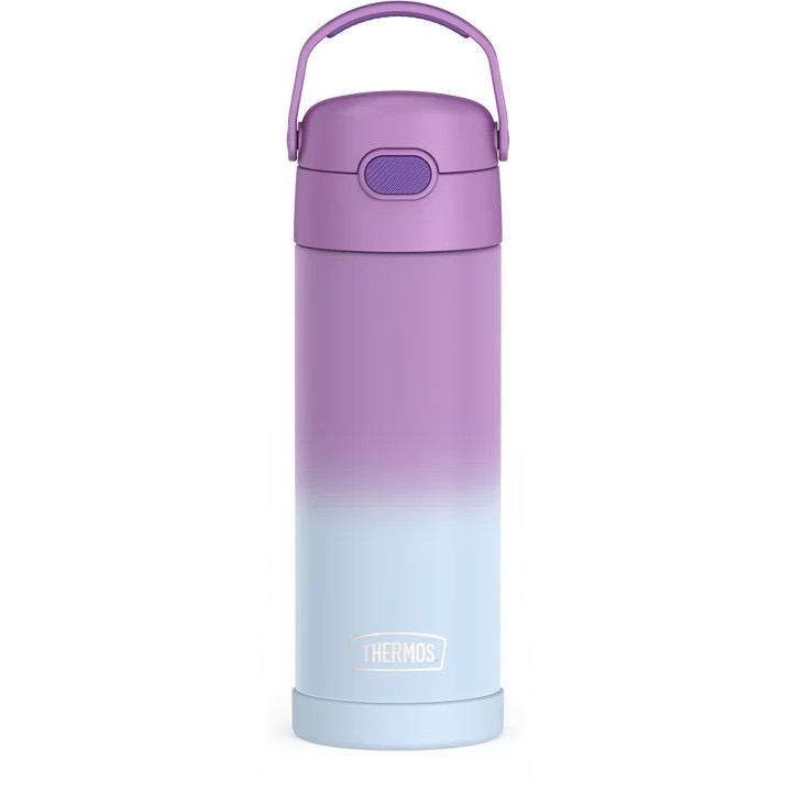 กระติกน้ำสเตนเลสรักษาอุณหภูมิ Thermos Ombre FUNtainer Vacuum Insulated Stainless Steel Bottle 16OZ with Bali Handle (Purple)