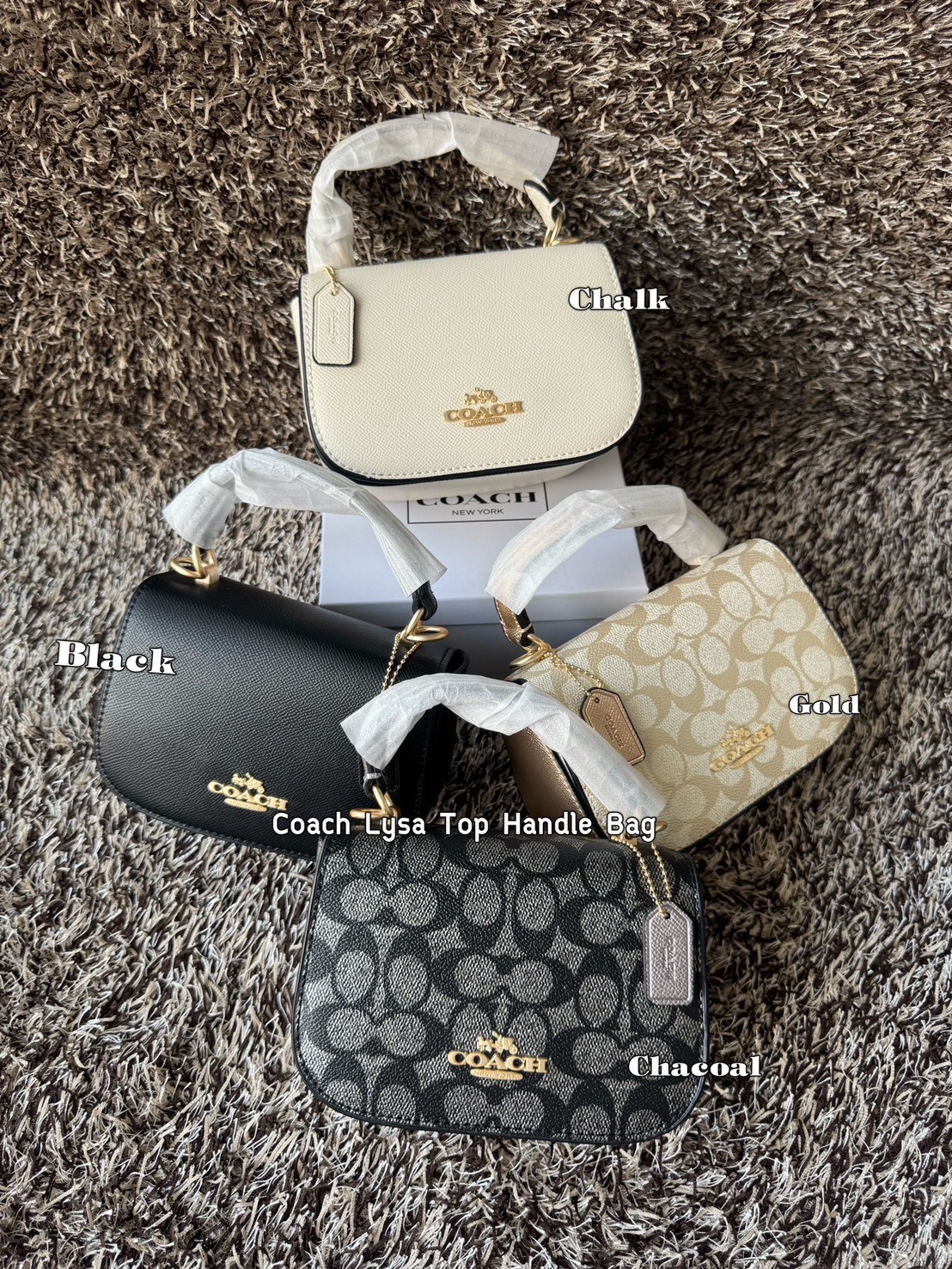 Coach Lysa Top Handle Bag (แอดไลน์ก่อนสั่งซื้อ)