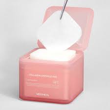 (ฉลากไทย ชมพู) Mediheal Collagen Ampoule Pad 170mL 100 แผ่น เมดิฮีลโทนเนอร์แพด สูตรกระชับผิวหย่อนคล้อย จัดการริ้วรอยร่องลึก