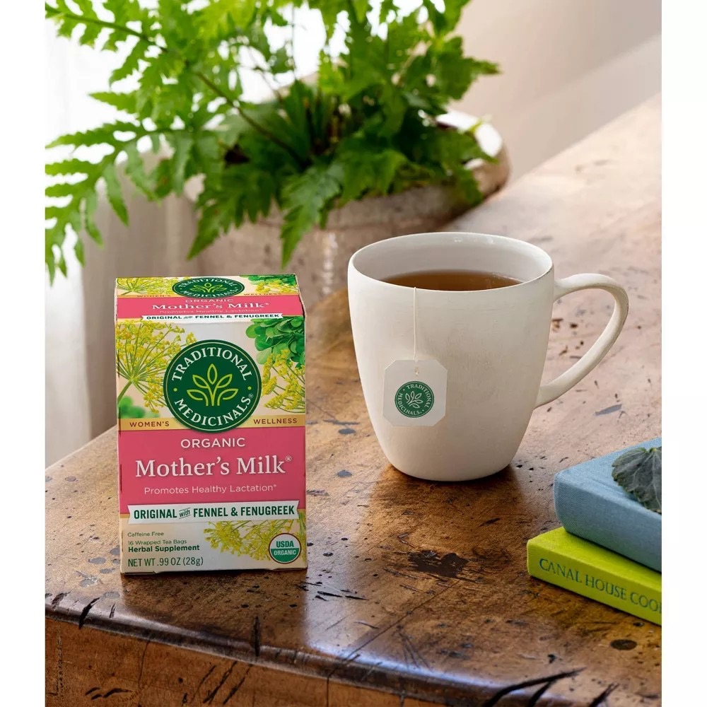 ชาเพิ่มน้ำนมจากสมุนไพรธรรมชาติ Traditional Medicinals Mother’s Milk Tea (16 Tea Bags)
