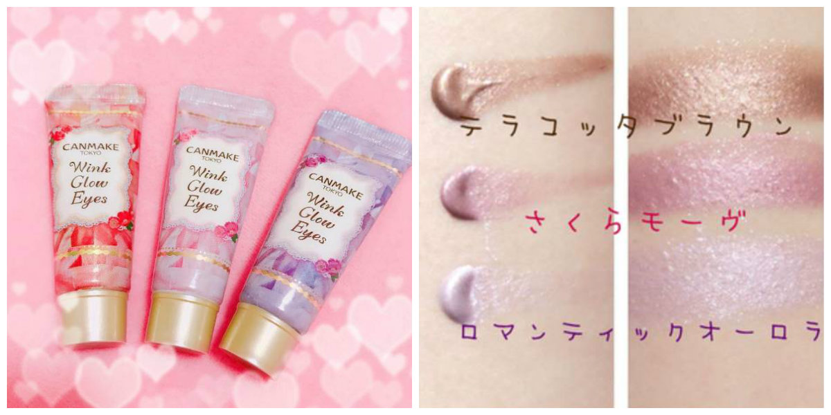 (#02) Canmake Wink Glow Eyes 8mL #02 Sakura Mauve อายชาโดว์น้ำผึ้ง เนื้อครีม เพิ่มความชุ่มชื่นที่เปลือกตา โกลว์ๆ ฉ่ำวาวสวย ให้ประกายสดใสดูดวงตาวิ้งๆ ตามชื่อเลยค่ะ