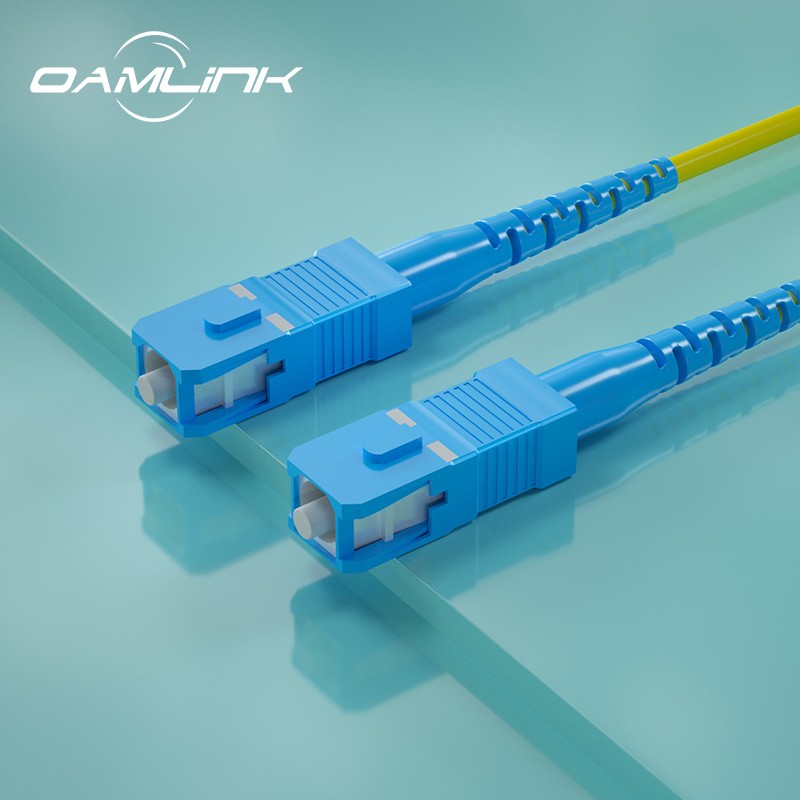 สายไฟเบอร์ออฟติกเข้าหัวสำเร็จรูปเกรดอุตสาหกรรมแบบ 1 คอร์ ยาว 3 เมตร (Patch cord SC-SC single mode) SC-SC