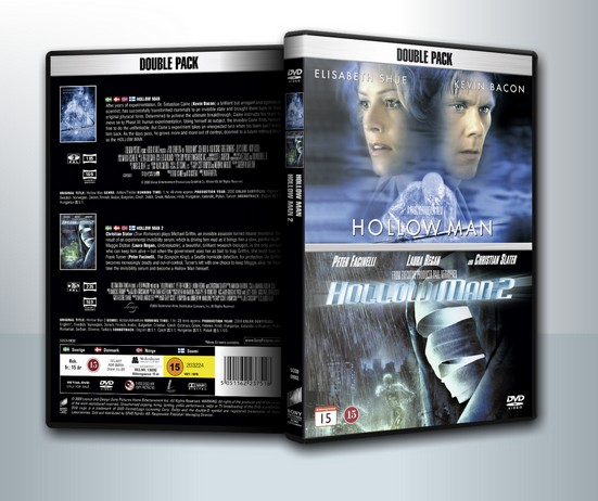 HOLLOW MAN 1 มนุษย์ไร้เงา 1 + Hollow Man 2 มนุษย์ไร้เงา 2 ( 2 DVD )