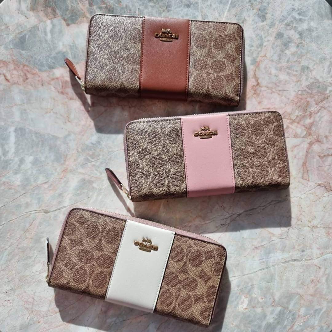 COACH 31546 ACCORDION ZIP WALLET (แอดไลน์ก่อนสั่งซื้อ)