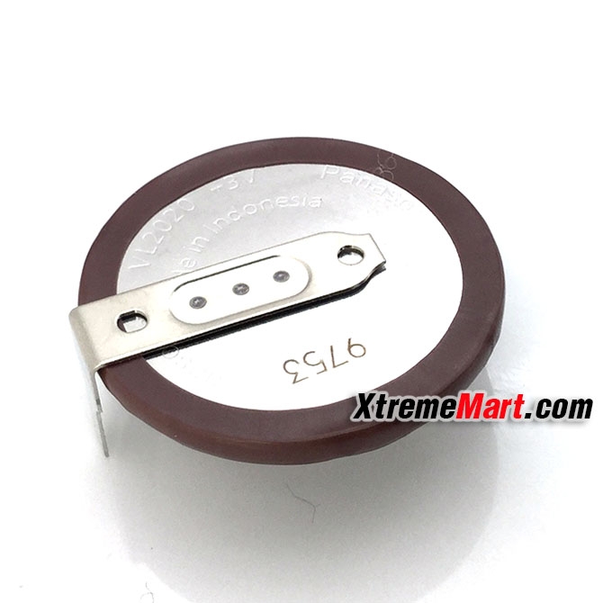 ถ่านกระดุม Panasonic VL2020 3V ขา 180 องศา สำหรับกุญแจรีโมท ถ่านนาฬิกา เครื่องชั่งน้ำหนัก(ก้อนละ)